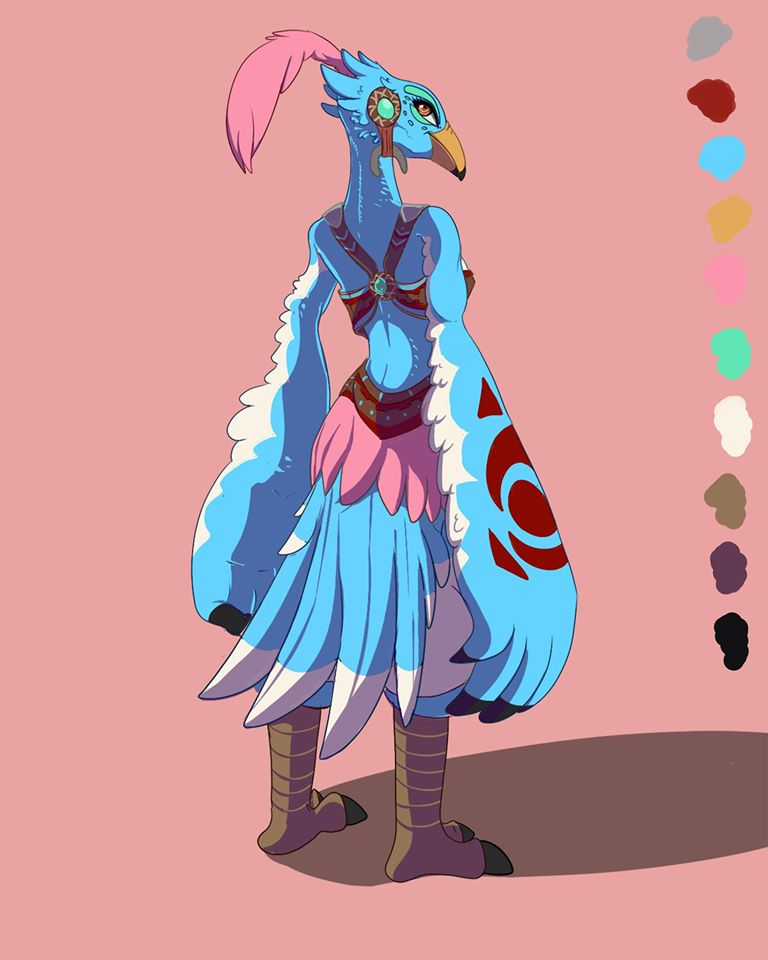 Female Rito Deviantart Rito by 72-Hours-Remain on DeviantArt