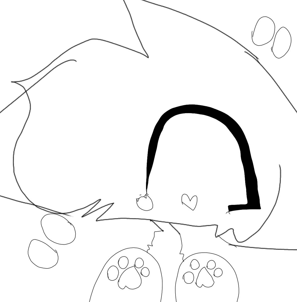 Sticker Base Art F2u pride heart sticker base by BendyDaily on DeviantArt