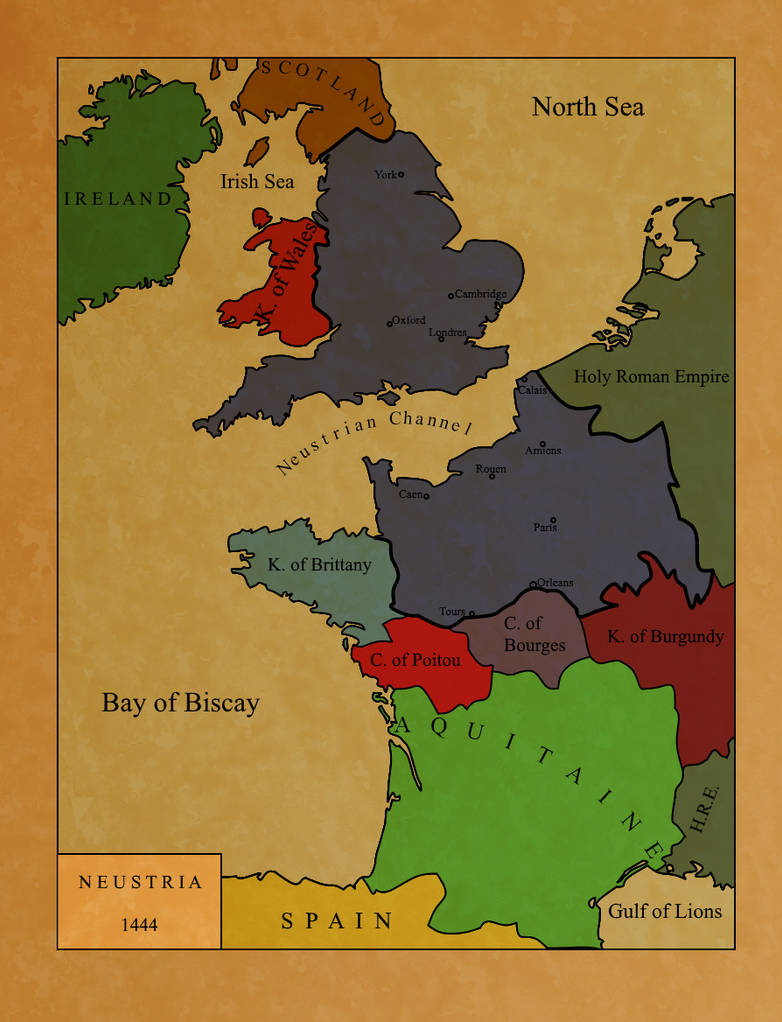 Map of Neustria (Fictional) by Zelros on DeviantArt