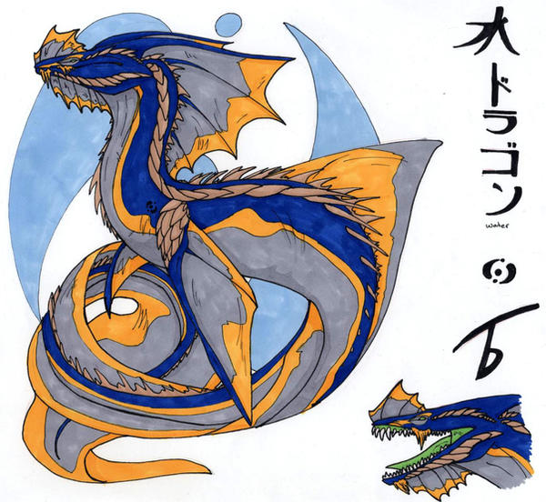 Water dragon elemental by TaesoSpiritDragon on DeviantArt