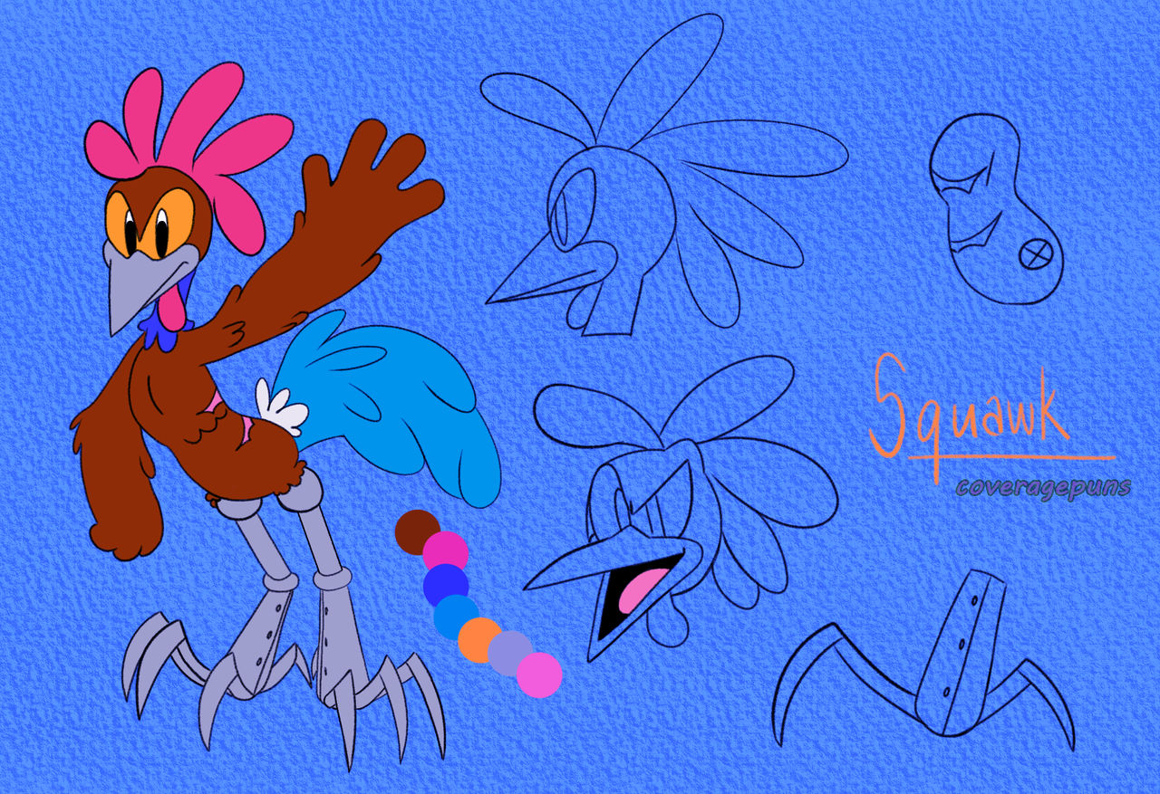 Squawk Monster Squawk by CoveragePuns on DeviantArt