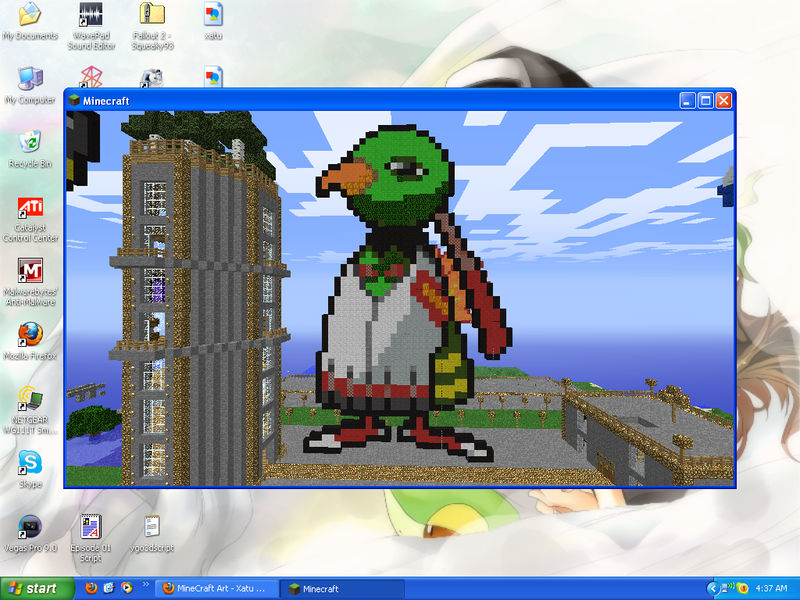 MineCraft Art - Xatu