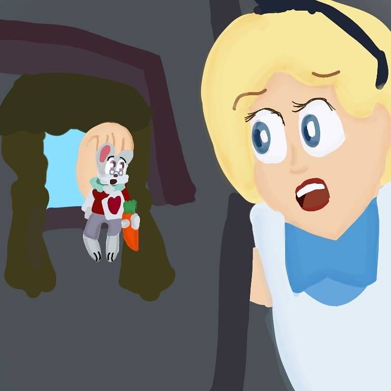 White Rabbit House Deviantart Alice in the white rabbits house (disney redraw) by HighFlyArtist on ...