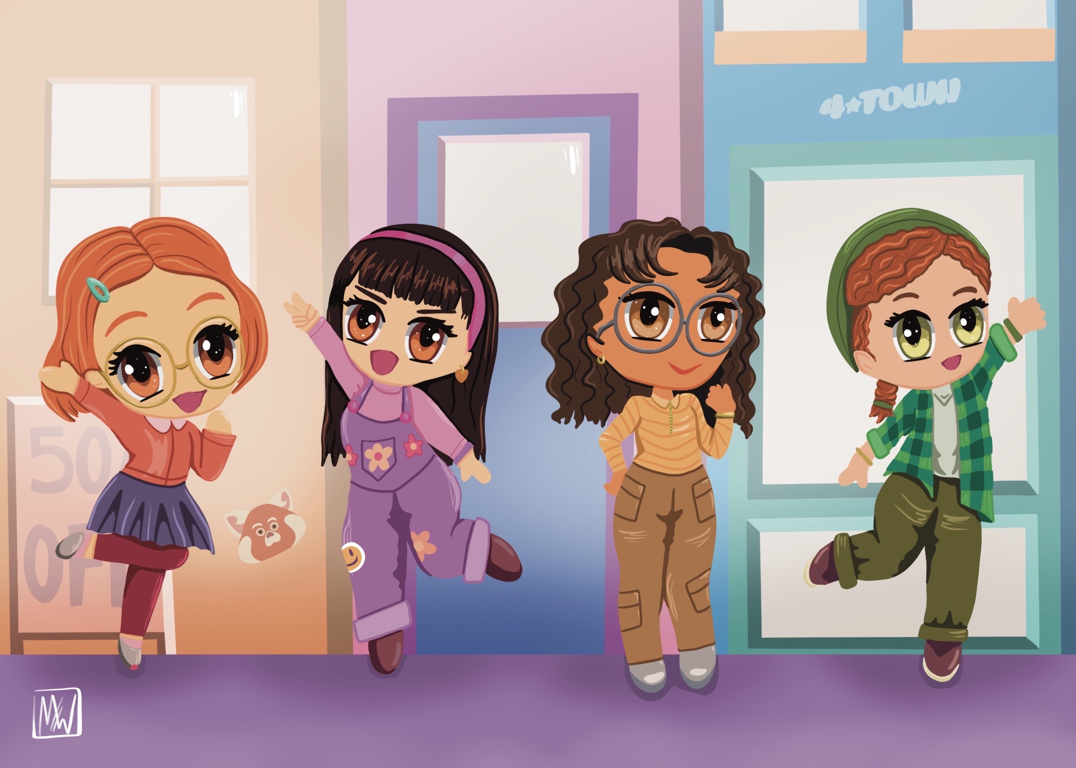 Project Red Chibi Turning Red chibis! by MIWillustration on DeviantArt