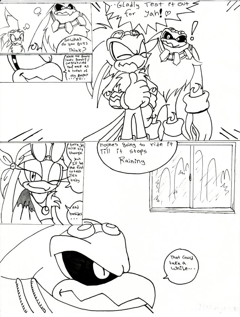 Sonic Riders comic page 6 by Dolltwins on DeviantArt