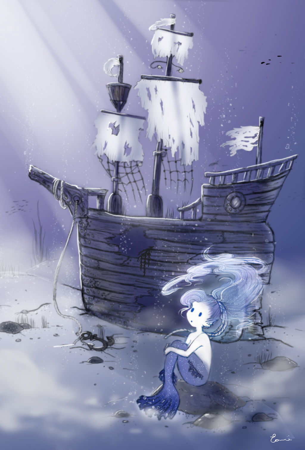 Ghostship and Mermaid