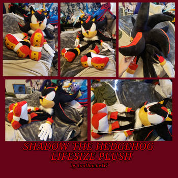 Shadow the hedgehog plush