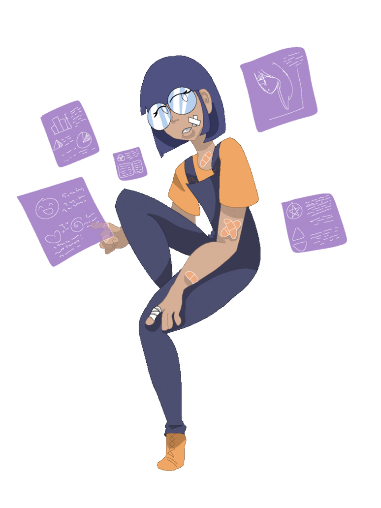Technology Girl Animation Technical Girl (GIF) by Plant--Mom on DeviantArt