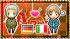 APH: Germany x North Italy Stamp by xioccolate