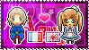 APH: France x Fem!England Stamp by xioccolate