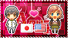 APH: Japan x Fem!America Stamp by xioccolate