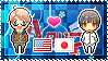 APH: America x Japan Stamp