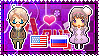 APH: America x Fem!Russia Stamp