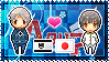 APH: Prussia x Japan Stamp by xioccolate