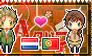 APH: Netherlands x Portugal Stamp