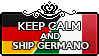 Keep Calm and Ship Germano by xioccolate