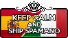 Keep Calm and Ship Spamano by xioccolate