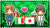 APH: North Italy x Japan Stamp by xioccolate