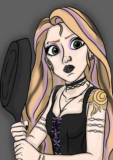 Goth Rapunzel