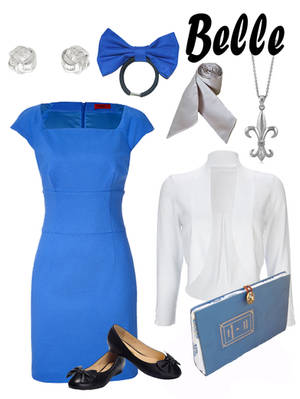 Disney Fashion: Belle (Blue Dress)