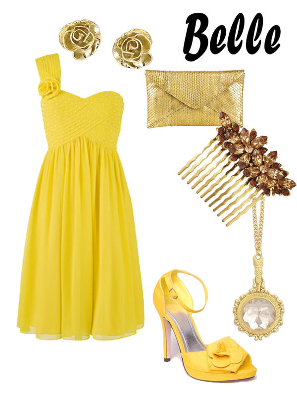 Disney Fashion: Belle (Yellow Dress) by EvilMay on DeviantArt