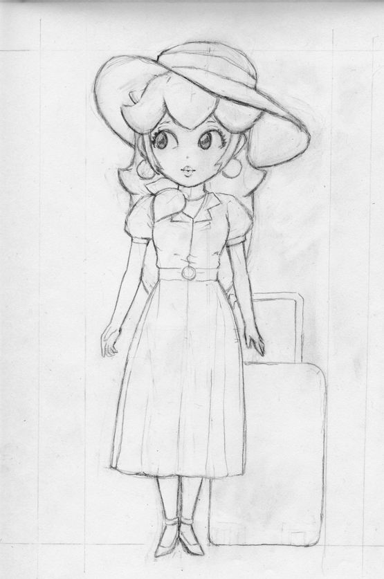 Wip Post 1 Super Mario Odyssey Princess Peach By Nin Neko On