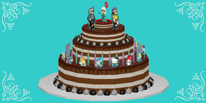 Happy Birthday Gamer Cake for Ivy