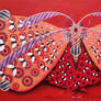 Chromatic butterfly - red