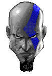 Kratos Sprite by elderfairchild