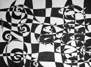 Wavy Chess with Fishes