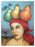 Lucid Dream with Pears by Jose-Garel-Alvoeiro