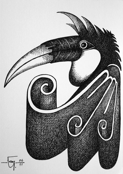 Sketchbook 12 Hornbill