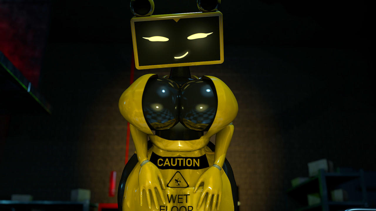 Thiccy Wet Floor Bot by raizeu on DeviantArt