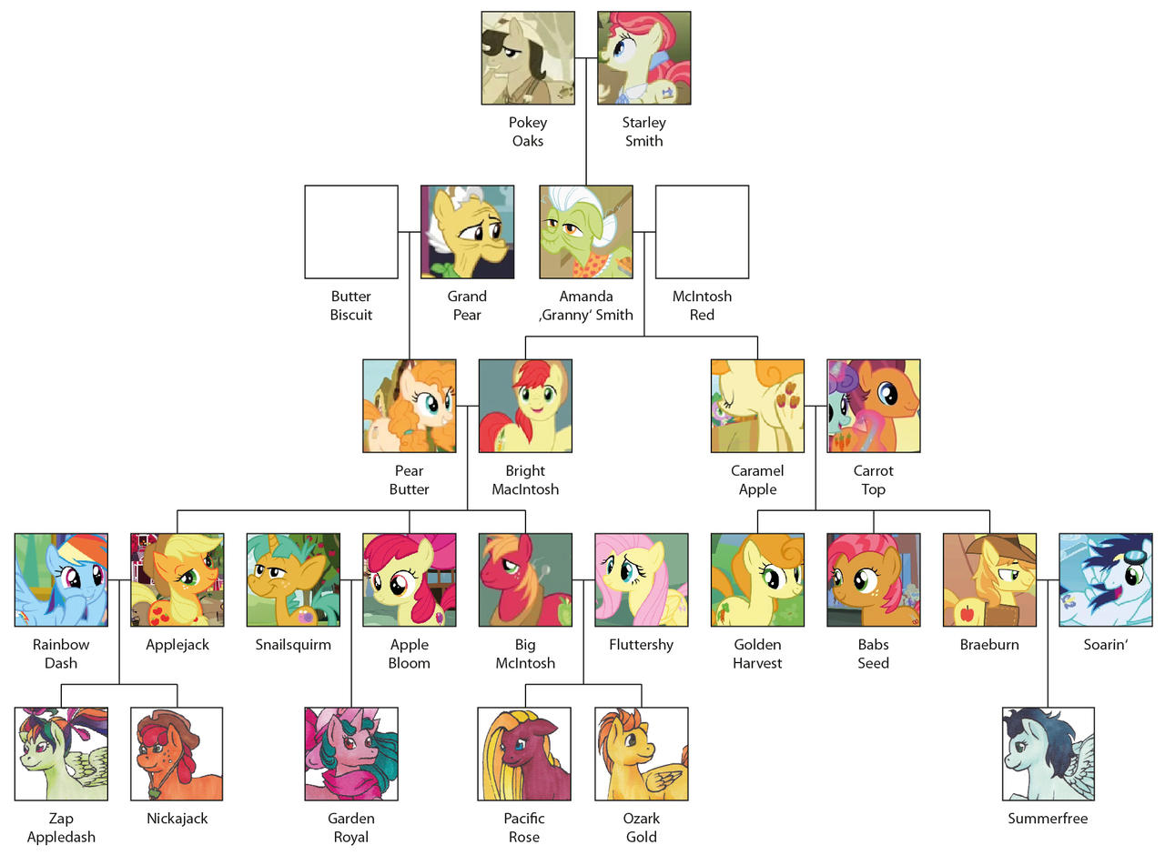 Applejack Tree Applejack's Family Tree by Takara-Phoenix on DeviantArt