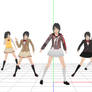 Yandere Simulator Uniforms Dl pack