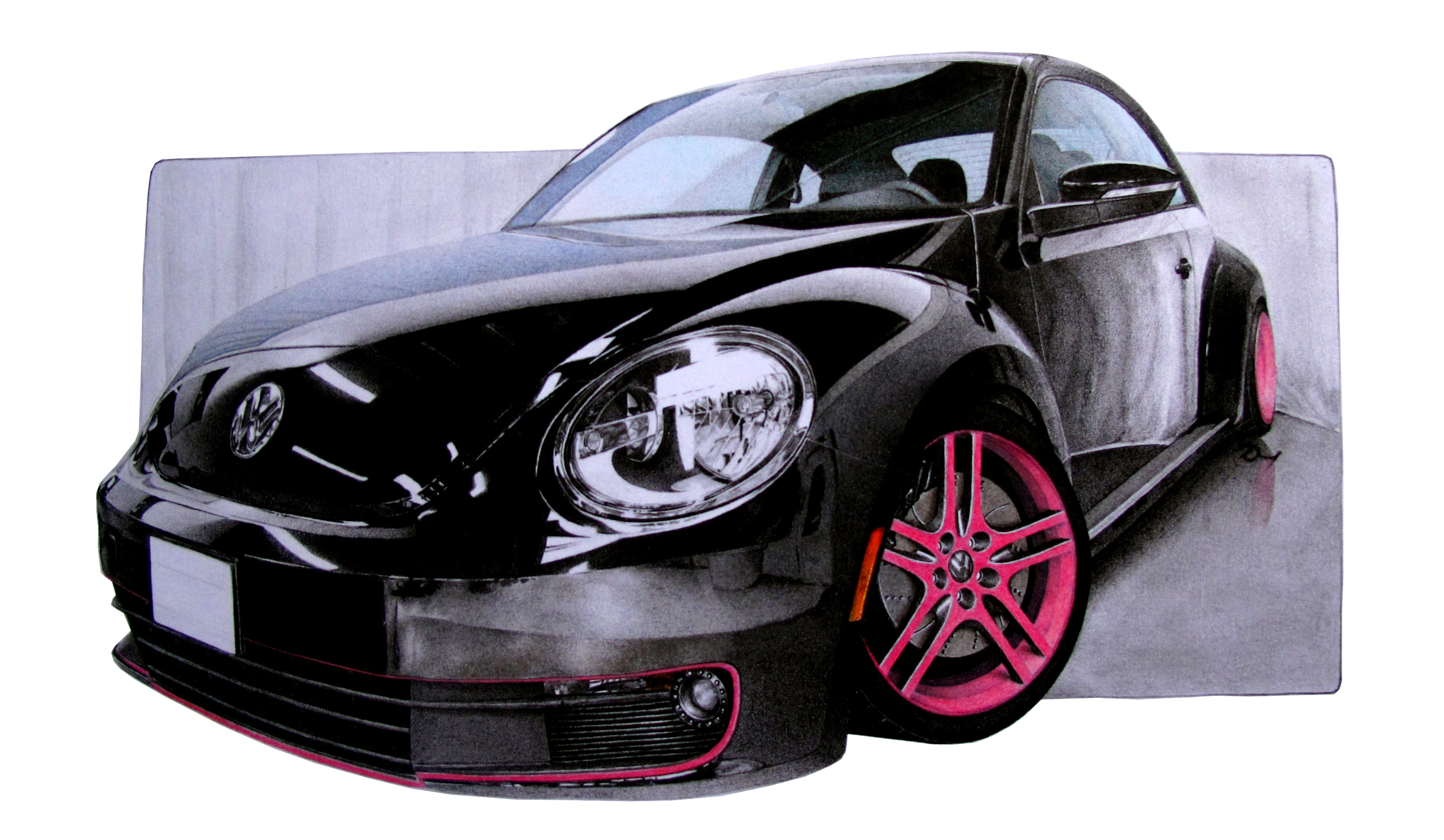 Pinky Black Beetle