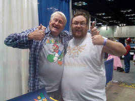 Me with Charles Martinet 1