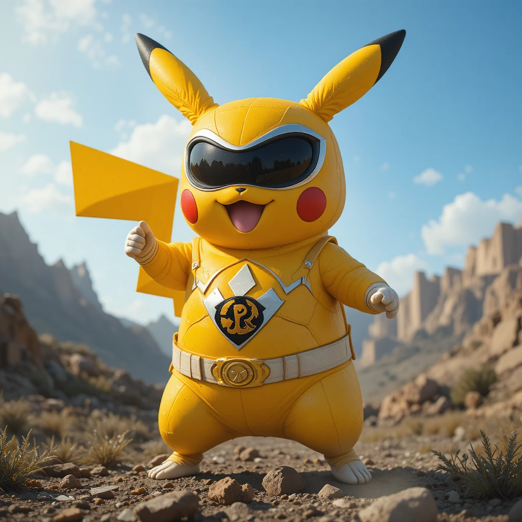 Pikachu Power Ranger by RanmaClub01 on DeviantArt