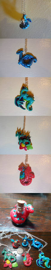 Mini Dragon Necklaces