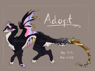 Gold Psychedelic - CLOSED Adopt by SphinxTea