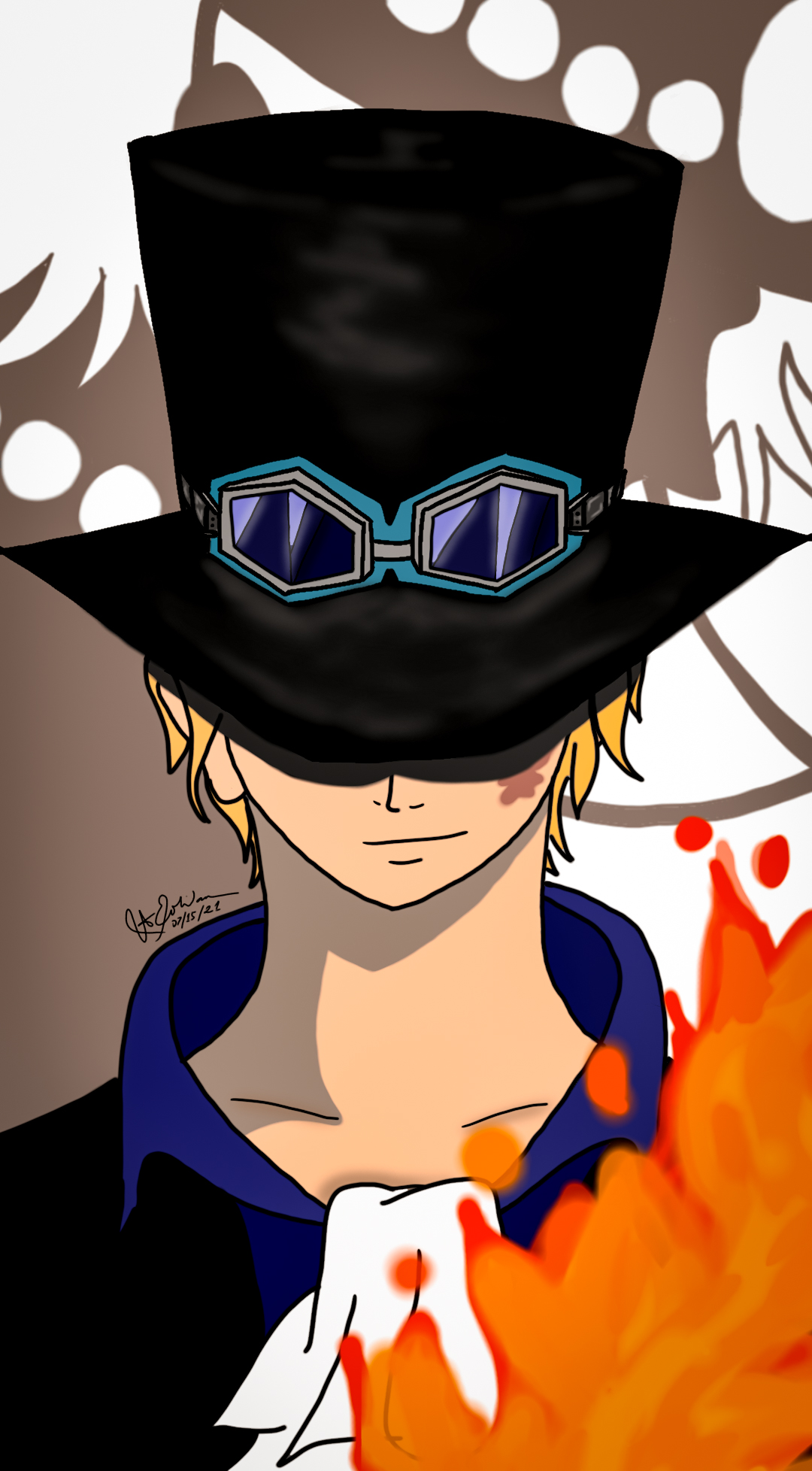 Sabo (Mera mera no mi) by DavenArt1989 on DeviantArt