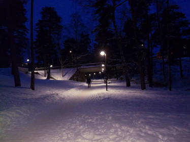 Blackeberg in Winter 1