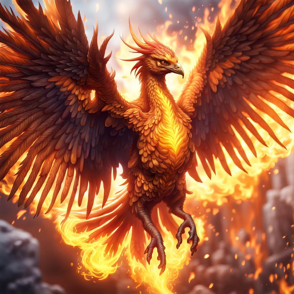 Highly detailed 4K realistic Phoenix in flight by Dragonlady6261 on ...