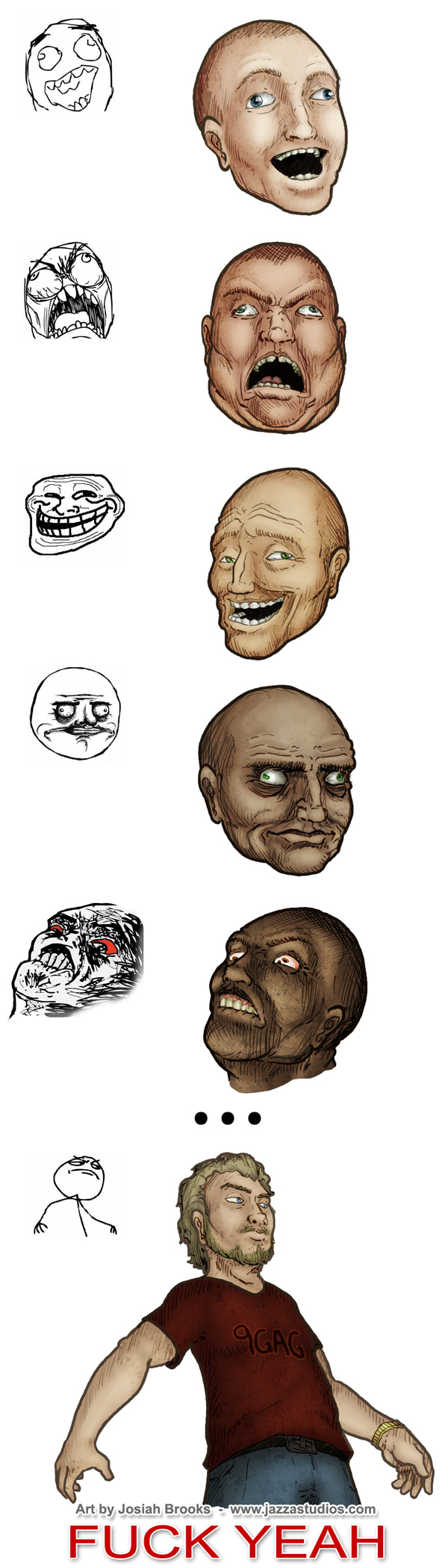 Flip Off Rage Face Ragefaces in HD by JazzaStudios on DeviantArt