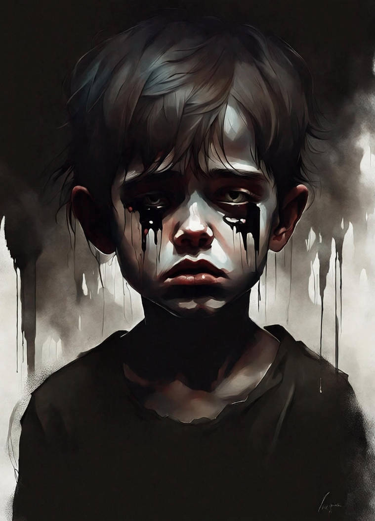 Crying Boy Frame The Crying Boy #4 by MagsWorld-Art on DeviantArt