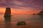 Sunrise Behind the Rock by Rykardo