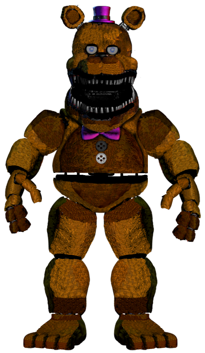 Nightmare Fredbear Head Transparent by YinyangGio1987 on DeviantArt