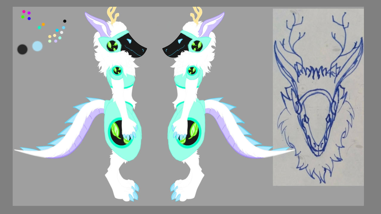 Furry Protogen Dragon by ArielaWolfdragon on DeviantArt