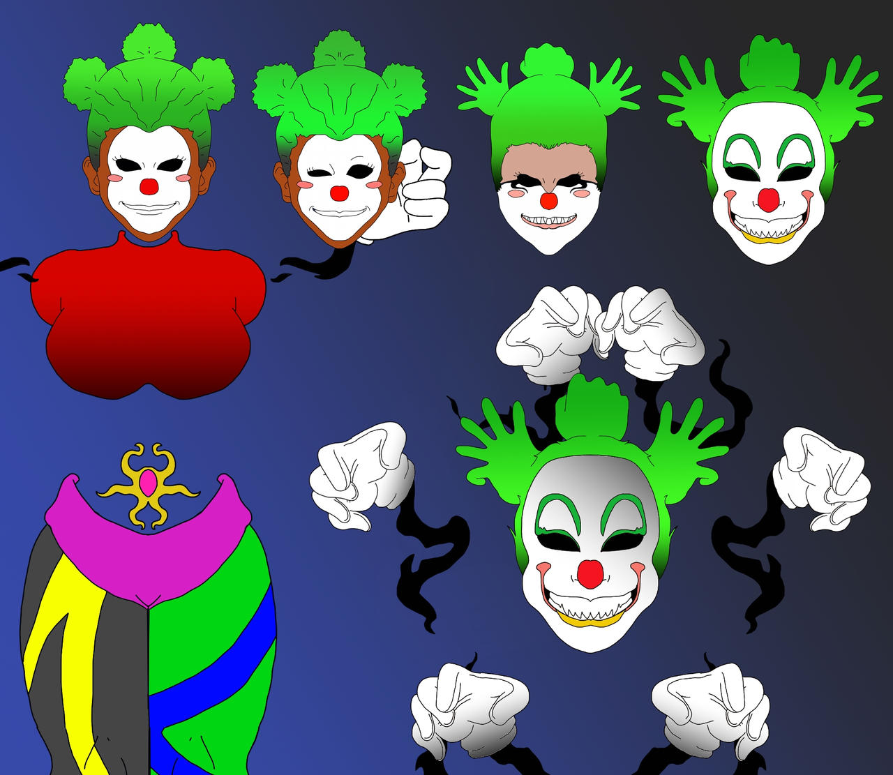 Jampockets Deviantart Pockets The Clown The Demonic Clown by blkMaszUniverse on DeviantArt