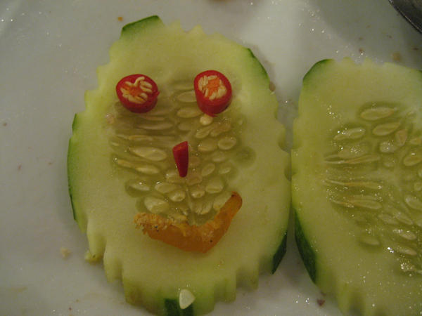 smiley cucumber